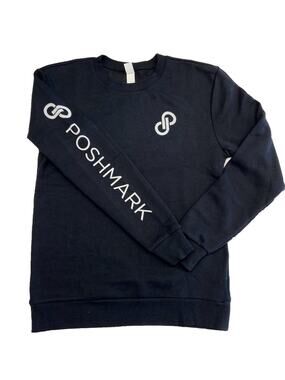Poshmark Crewneck Sweatshirt black long sleeve